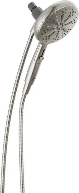 Faucet 6-Spray SureDock Magnetic Shower Head with Handheld Spray Brushed Nickel Shower Head with Hose Showerheads & Handheld Showers Handheld Shower Heads Hand Shower Stainless 75613-SN