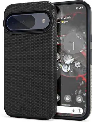 Dual Guard for Google Pixel 9 Case and Pixel 9 Pro Case Shockproof Protection Dual Layer Case for Google Pixel 9 and Pixel 9 Pro - Black