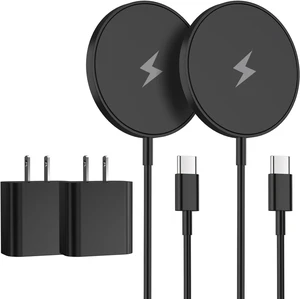 Magnetic Wireless Charger iPhone 6FT Charger for MagSafe Charger 2Pack Fast Wireless Charging Pad for iPhone 16 Pro Max/16 Pro/16 Plus/15 ProMax/15/14/13/12/AirPods 3/2/Pro Mag-Safe Charging Pad Magnetic Wireless Charger iPhone 6FT Charger for MagSafe Charger 2Pack Fast Wireless Charging Pad for iPhone 16 Pro Max/16 Pro/16 Plus/15 ProMax/15/14/13/12/AirPods 3/2/Pro Mag-Safe Charging Pad