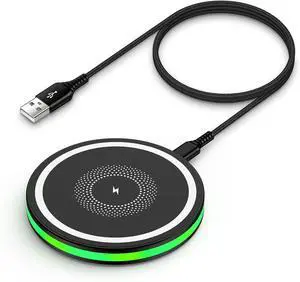 Wireless Charger for  Android Fast Wireless Phone Charger Charging Pad Wireless Fast Charger for  Galaxy S25 Ultra S25 Plus S25 S24 S23 S22 S21 S20 S10 iPhone 16 Pro Max Plus 15 14 13 12