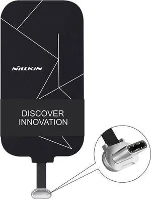 Wireless Charging Receiver and Adapter Qi Wireless Charger Receiver Module for Google Pixel 3A XL  Galaxy A13/A14/A15/A42 LG and Other USB C Phones Type C Long