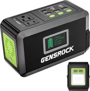 Portable Power Bank 24 000mAh Portable Laptop Charger with 150W Peak AC Outlet 8-Port Compatible with iPhone Series MacBook   for Outdoor Camping Home Office Emergency.