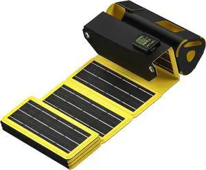 Portable Solar Charger with USB A Port 12W Foldable Solar Panel for Hiking Camping and Trip Suitable for Power Bank Smartphone Tablets and More
