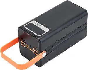 100000mAh Power Bank 150W Fast Charging Portable Charger with LED Light with Built-in Cables 4 Outputs & 3 Inputs Rechargeable Portable Power Supply for Cell Phones Wireless Headphones