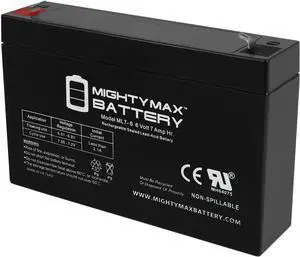 6V 7Ah SLA Battery Replaces Gallagher S17 Solar Fence Charger