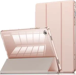 Case for Galaxy Tab A9 Plus 5G Slim Stand Crystal Clear Protective Smart Cover for  Galaxy Tablet A9+/A9 Plus 11 Inch 2023 Model (SM-X210/X216/X218)[Auto Wake/Sleep] (Rose Gold)