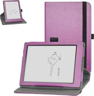 for Onyx Boox Poke 5 Rotating Case 360 Degree Rotary Stand with Cute Pattern Cover for Onyx Boox Poke 5 /Boox Poke 5S 6 EReader Case Purple