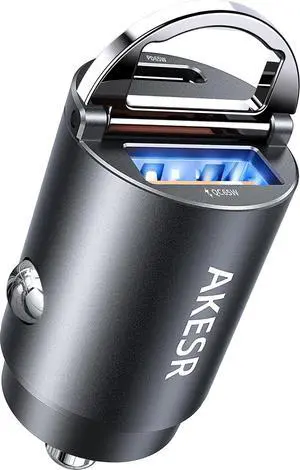 65W USB C Car Charger Fast Charging12V USB Outlet Accesorios para CarroCompact Cigarette Lighter AdapterCar Phone Charger for iPhone/16/15/14/13/12  S25 S24 S23Google Android