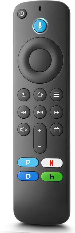 Replacement Voice Remote Control Compatible with TV Stick TV Cube and Insignia/Toshiba/Pioneer Smart TVs
