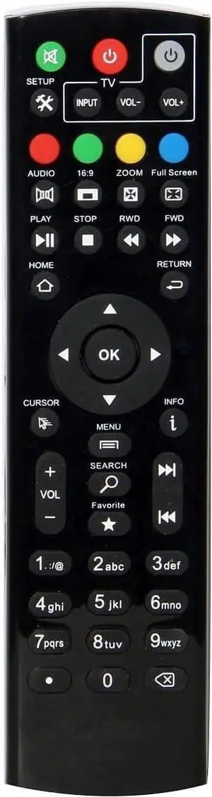 Universal Super Box Remote Control Compatible with Super Box S1 S2 S3 S4 S5 S6 Octastream Q1 Elite II MAX IV Elite Max and MagaBox