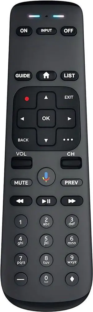 DirecTV AT&T TV Now RC82V 2nd Generation Gemini Stream Voice Recognition Replacement Remote Control Compatible with C71KW-200 & C71KW-400 Osprey Receiver Set-Top Boxes - Requires Compatible Receiver