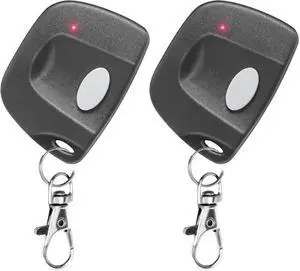 2 for 300 MHz Multicode Linear Garage Door Gate Opener Remote Control with 10 DIP Switch Keychain Replacement for 3089 3060 3070 308911 MCS308911 MCS306010 MCS307010 Gate Clicker