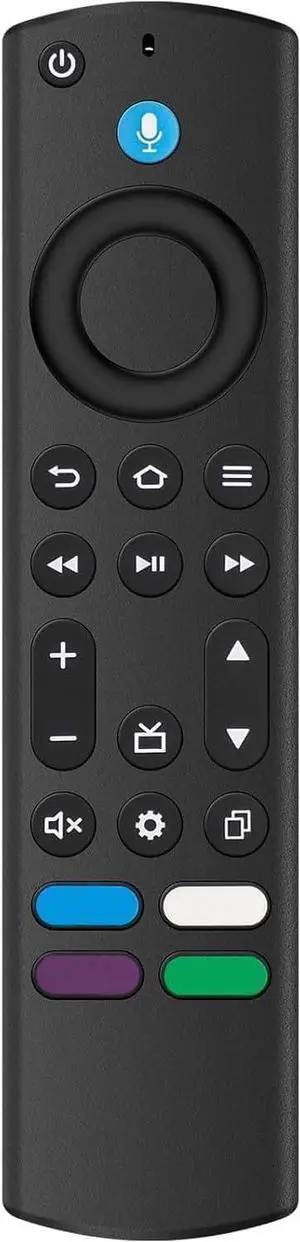 New Voice Remote Replacement Compatible with AMZ Stick (4K 4K Max HD Lite) TV Cube Fit for Insignia Toshiba Smart TVs