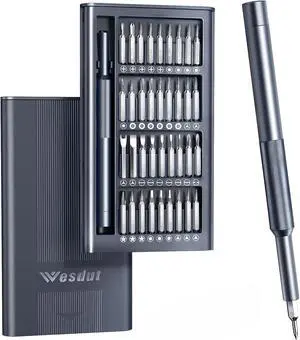 37-in-1 Precision Screwdriver Set [Super Durable] Magnetic Small Screw Driver Tiny Torx with T2 T3 T4 T5 T6 T7 T8 T9 T10 T15 Mini Repair Tool Kit for Watch Computer Xbox PS3 PS4 PS5 More
