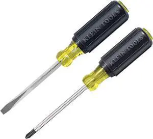 85442 85442 Screwdriver 2-Piece Set Made in USA 1/4 Keystone and #2 Phillips Cushion Grip Round and Square Shank Heat Treated Home Improvement