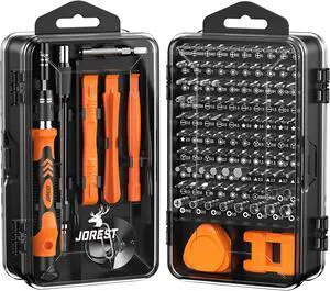 JOREST 117 in 1 Precision Screwdriver Set Tool Gifts for Men Mini Repair Tool Kit with Torx Triwing Bits Repair for Computer Macbook Laptop PC RC PS5 iphone Electronics XBOX Glasses
