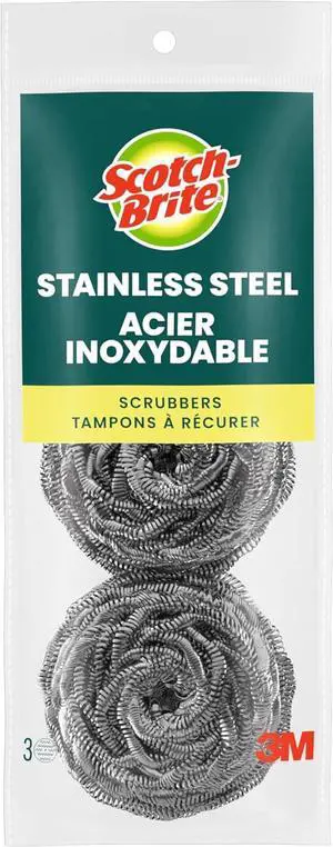 Stainless Steel Scrubber Dish Scrubbers for Cleaning Kitchen and Household Dishes 3