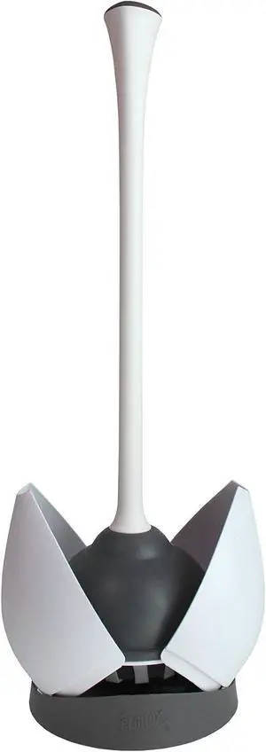 Toilet Plunger with Hideaway Caddy C Toilet Plunger for Bathroom Bathroom Organizers & Storage Bathroom Accessories Toilet Unclogger Plunger with Holder