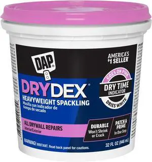 1 qt Dap 12330 DryDex Interior/Exterior Spackling White
