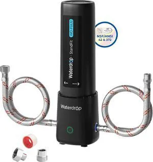 Waterdrop 10UA PRO Under Sink Water Filter, No Drill Required, Time Reminder, Easy Installation, Reduces Lead, Chlorine, Bad Taste & Odor, NSF/ANSI 42 Certified, 11000 Gallons, Does not Lower TDS Waterdrop 10UA PRO Under Sink Water Filter, No Drill Required, Time Reminder, Easy Installation, Reduces Lead, Chlorine, Bad Taste & Odor, NSF/ANSI 42 Certified, 11000 Gallons, Does not Lower TDS