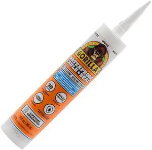 Waterproof Caulk & Seal Silicone Sealant 10oz Cartridge (Pack of 1) - White Caulking Sealant for Kitchen Window Bath Marine Door and More