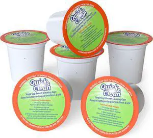 [6-Pack] Keurig Cleaning Pods - K Cup Cleaner Pod For Keurig - 2.0 Coffee Machine Compatible Removes Stains Non-Toxic and Eco-Friendly