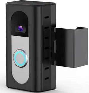 Anti-Theft Video Doorbell Mount Compatible with Ring/Blink Wireless Video Doorbell Adjustable Mounting Bracket Accessories for Houses Apartments Businesses Not for Security Door