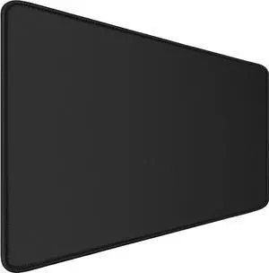 Extra Large Mouse Pad 31.5 x 11.8 in Gaming Mousepad with Stitched Edges Premium Microfiber Cloth Surface Waterproof Non-Slip Base Keyboard Desk Mat for Home Office Gaming Black