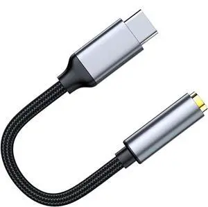 3.5mm 1/8 Inch Aux to USB C Audio Headphone Jack Adapter - Type C/USBC to Aux Converter Dongle Cable for iPhone 15/16 iPad MacBook  Galaxy Google Pixel Moto LG PC Laptop