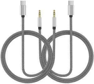 [ MFi Certified] USB C to 3.5mm Jack Audio Adapter Aux Cord for iPhone 15 Pro Max Type C Aux Cord for iPhone 16 Pro Max 15 Plus 15 Pro Galaxy Pixel iPad to Car Home Stereo Speaker Headphone
