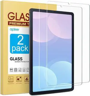 2 Pack Screen Protector for  Galaxy Tab S6 Lite 10.4 inch (2024/2022/2020) HD Tempered Glass for  Tablet S6 lite
