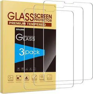 3 Pack Screen Protector for iPad Air 5th 4th Generation 10.9 inch (Air 5/4) 2022/2020 iPad Pro 11 inch (2022/2021/2020/2018) Tempered Glass Case Friendly Anti-Scratch