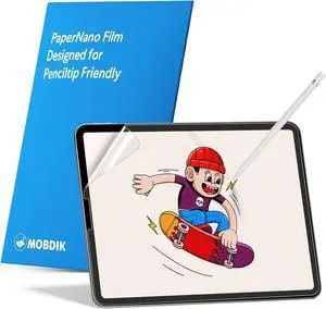2 Pack Paperfeel Screen Protector Compatible with iPad Pro 11 (2022&2021&2020&2018)/ iPad Air 5th & Air 4th Generation(10.9 Inch) Crafted for Natural Writing Anti Glare Easy Installation