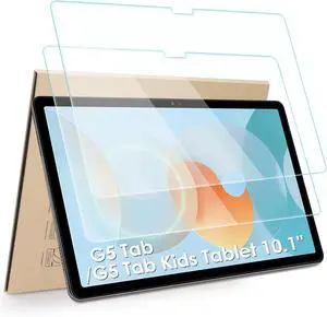 2-Pack Screen Protector Compatible with UMIDIGI G5 Tab/ G5 Tab Kids Tablet 10.1 2023 Release [HD Clarity] [9 Hardness] Tempered Glass