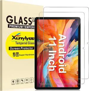 11 Inch Android 15 14 Tablet Screen Protector for ApoloMedia EP1095T Android Upgraded Tablet 11 Tempered Glass 2025 9H Hardness Anti-Scratch [9.84 x 6.37 250mm x 162mm] 2 Pack