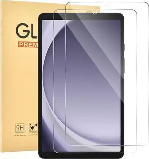 2 Pack Screen Protector for  Galaxy Tab A9 [8.7 inch] 9H Hardness Tempered Glass Film Case Friendly Touch Sensitive Anti-Scratch Bubble FreeClear