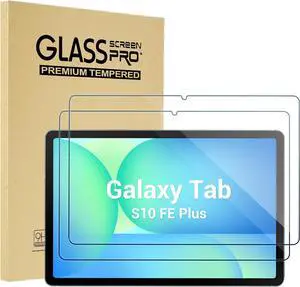 2 Pack Screen Protector for Galaxy Tab S10 FE Plus 2025 13.1 Hardness Tempered Glass Screen Film Guard for Tablet S10 FE+ (SM-X620/ X626/ X626B) 13.1 Inch