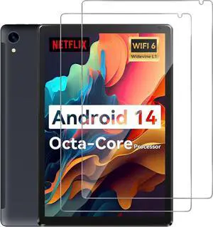 for URAO C107 10.1 inch Screen Protector Alignment Frame Bubble Free Anti-Scratch HD Clarity [2-Pack]