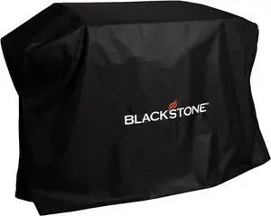 Blackstone 5483 Griddle Cover Fits 28 inches Griddle Cooking Station with Hood Water Resistant Weather Resistant Heavy Duty 600D Polyester Flat Top Gas Grill Cover with Cinch Straps 28 Black