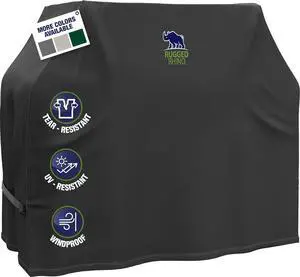 Grill Cover for Park Style Grill Rectangular Table Top BBQ Grill Cover Waterproof Oxford Fabric Compatiable with Grill Within 24.4×23.6×19.7