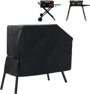 Grill Cover for Blackstone 22 inch Griddle with Hood and Stand Waterproof Griddle Accessories for Blackstone 17 and 22 inch Windproof and UV Resistant (Cover only)