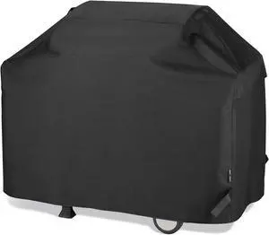 Grill Cover 60 Inch Heavy Duty Waterproof Gas Grill Cover for Outside Fade Resistant Outdoor Barbecue Protector Compatible with Weber Char-Broil Nexgrill BBQs up to 58 Wide