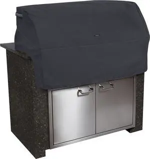 Ravenna Water-Resistant 32 Inch Built-In BBQ Grill Top Cover Black Grill Cover Grill Cover for Outdoor Grill BBQ Cover