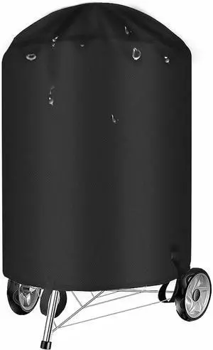 BBQ Grill Cover for Weber Grill Covers 22 Inch for Weber Kettle Grill Cover for Heavy Duty Waterproof BBQ Covers for Outside Kettle Accessories Griddle Cover