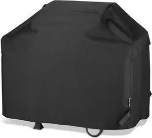 50 Inch Outdoor BBQ Grill Cover with Air Vents/Handles/Straps Heavy Duty Waterproof Fade Resistant Fits for Weber Char-Broil Nexgrill 2-3 Burner Gas Grills etc