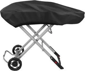 Grill Cover for Weber Traveler Portable Gas Grill 9010001 Outdoor Heavy Duty Waterproof Oxford Fabric Weather Resistant
