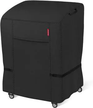 34W x 24D x 46H inch Premium Gas Grill Cover Up to 32 inch Waterproof and Fade Resistant 600D BBQ Covers for Weber Brinkmann Char-Broil and More Black