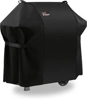 7106 BBQ Gas Grill Cover for Weber Spirit 200 and 300 Series & Genesis Silver A/B: Heavy Duty Waterproof 52 Inch 3 Burner Barbecue Grill Cover