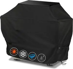 32 inch Grill Cover for Outdoor Grill Upgraded Adjustable Buckle and Drawstring Waterproof Anti-UV Rip-Proo Suitable for Most Grills