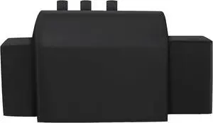 Grill Cover for Char-Griller 3-Burner Dual Fuel Expandable Propane Gas and Charcoal Outdoor Polyester Grill and Smoker Cover Heavy Duty Waterproof UV Resistant Cover Outdoor BBQ Accessories